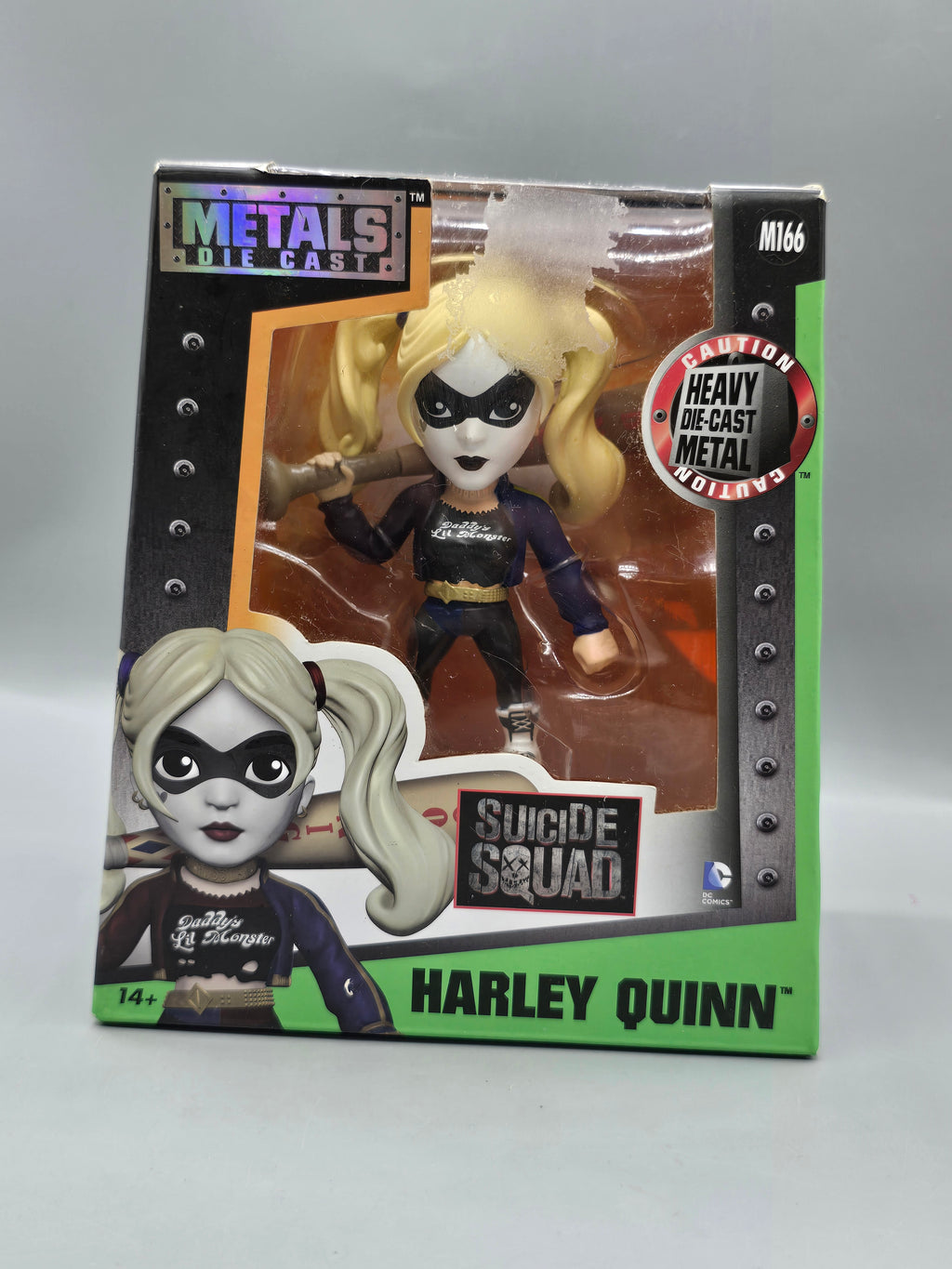 Jada Metals Die Cast Harley Quinn M166 Suicide Squad 4" Figure w/ Box DC Comics