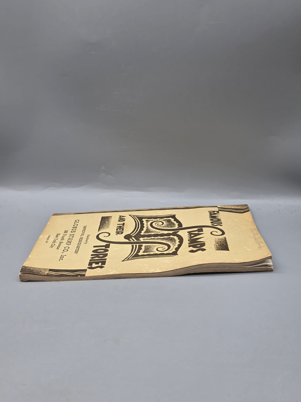 1939 Globus Stamp Co. “Famous Stamps and Their Stories” Vintage Booklet