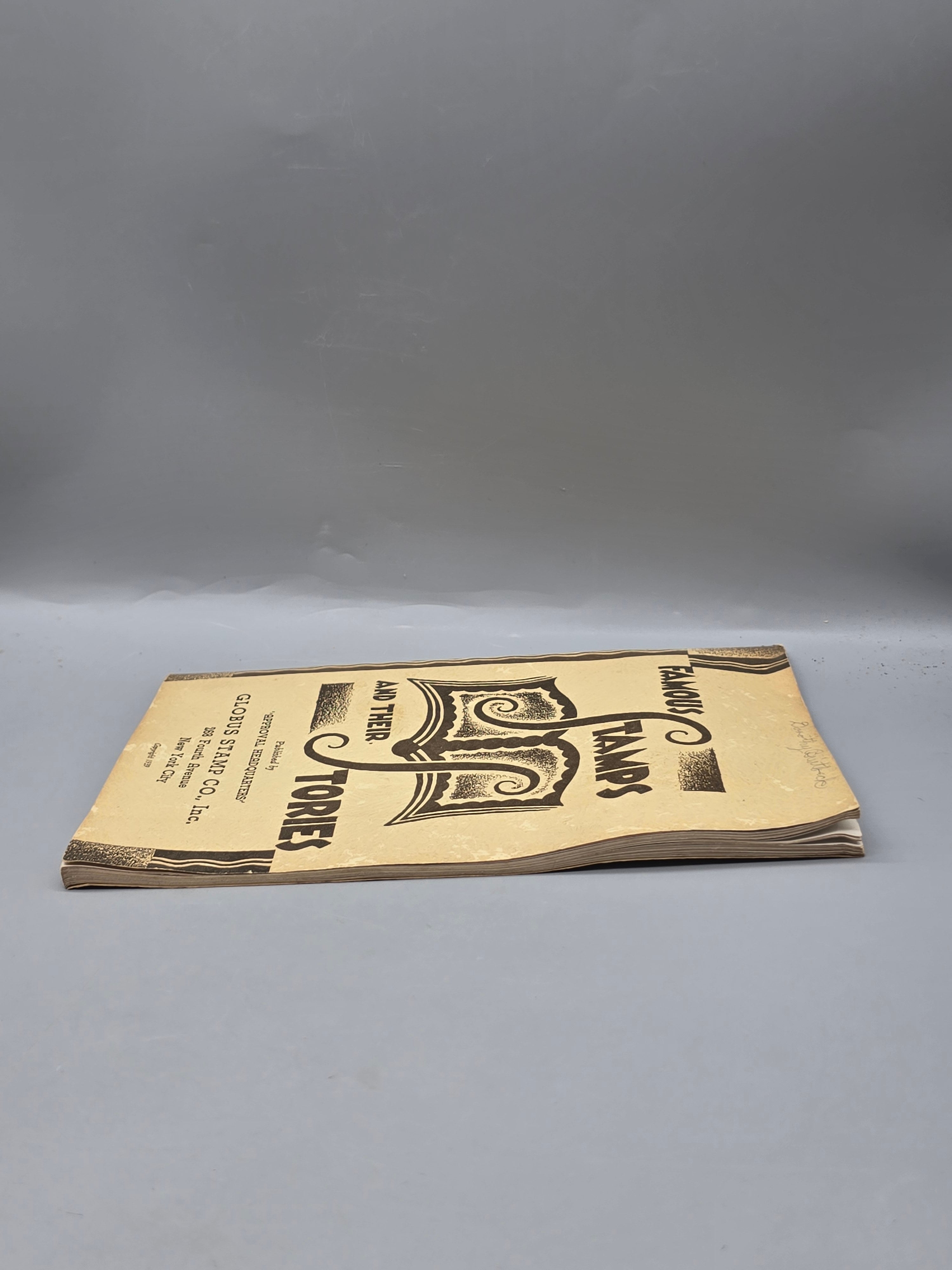 1939 Globus Stamp Co. “Famous Stamps and Their Stories” Vintage Booklet