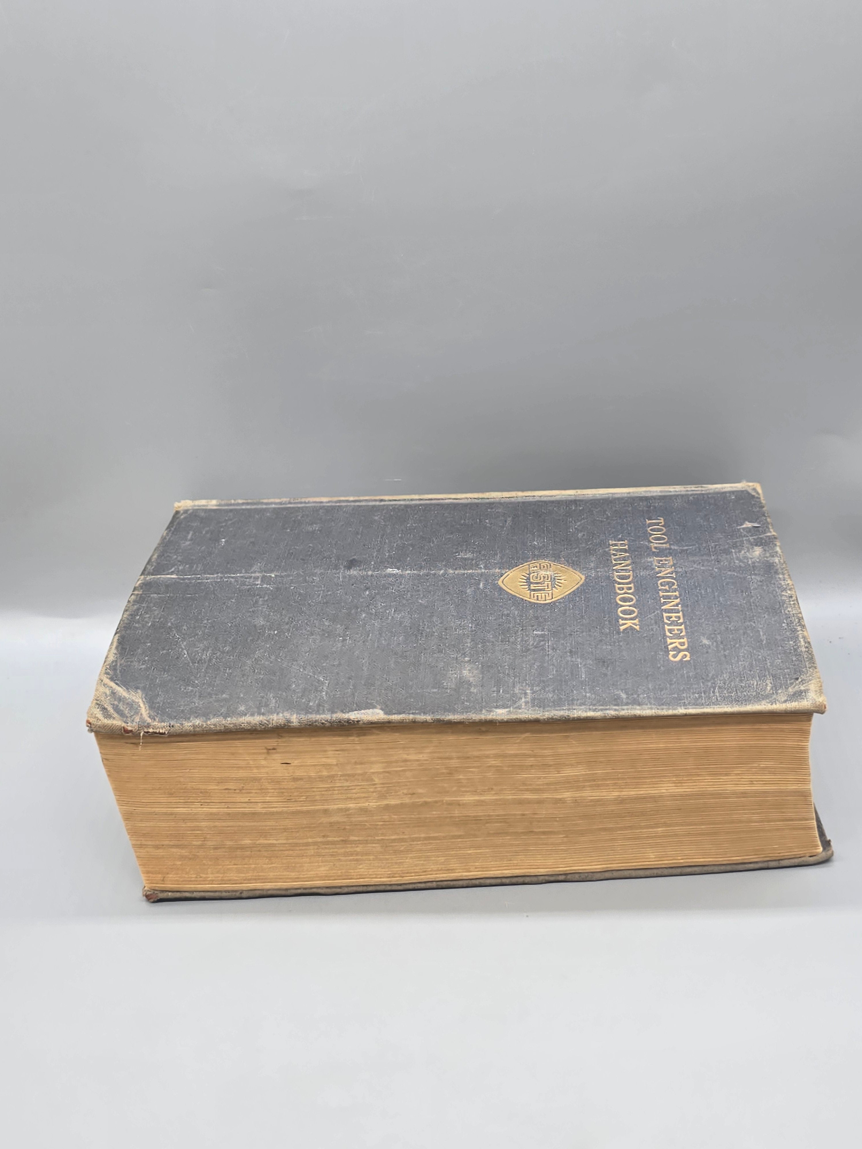 Vintage 1949 Tool Engineers Handbook – First Edition First Printing ASTE