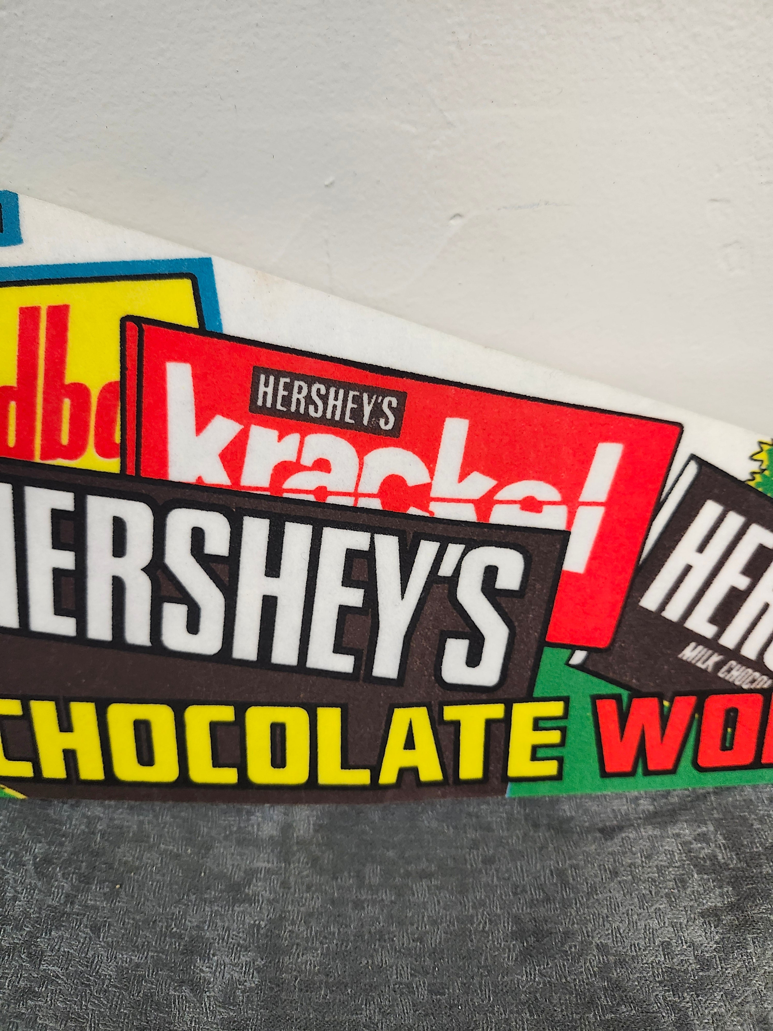 Vintage 1979 Hershey’s Chocolate World Felt Pennant Candy Bar 26” Hershey PA