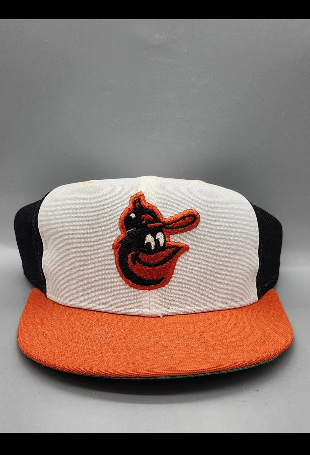 Vintage Baltimore Orioles Hat Cap Fitted Mens 7 1/4 MLB Baseball New Era Trucker