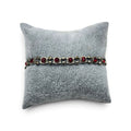 Vintage Silver Tone Red Rhinestone Tennis Bracelet Ruby Red Crystal Link Bracelet