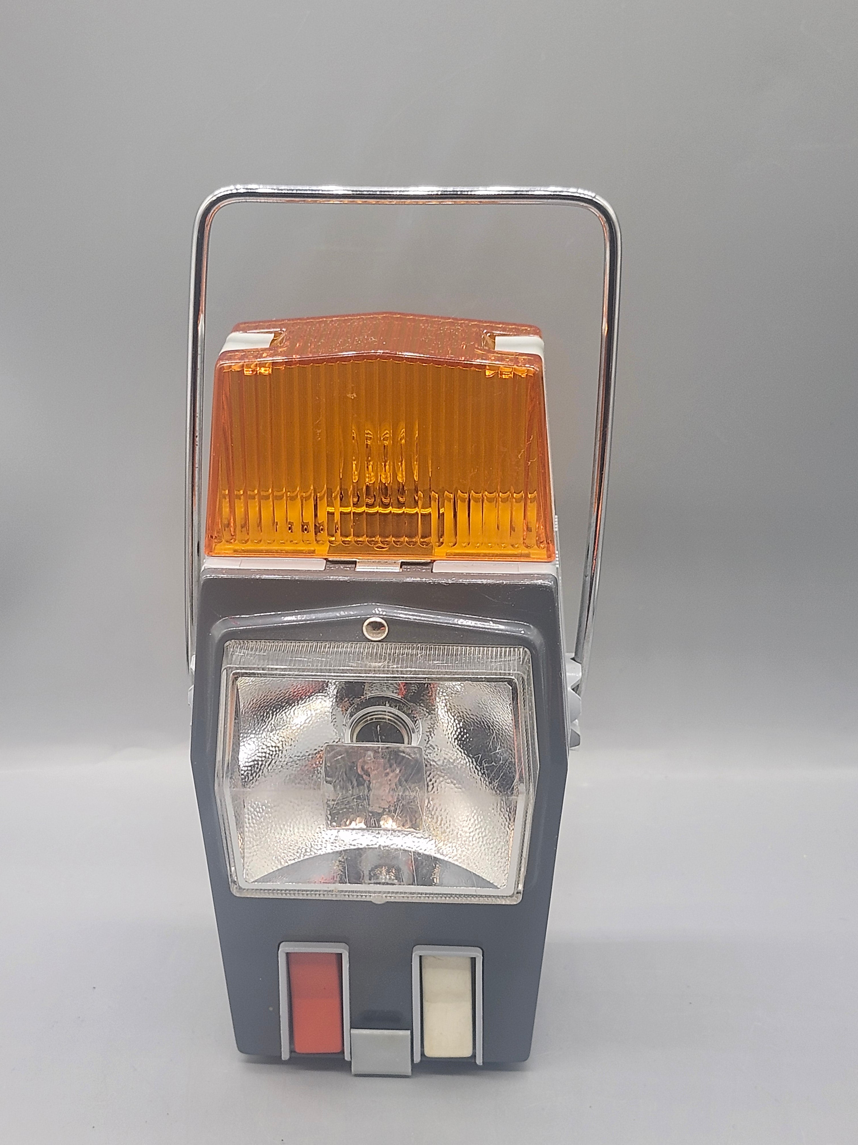 Vintage Leclanché Made in Italy Lantern Flashlight Camping Emergency Light