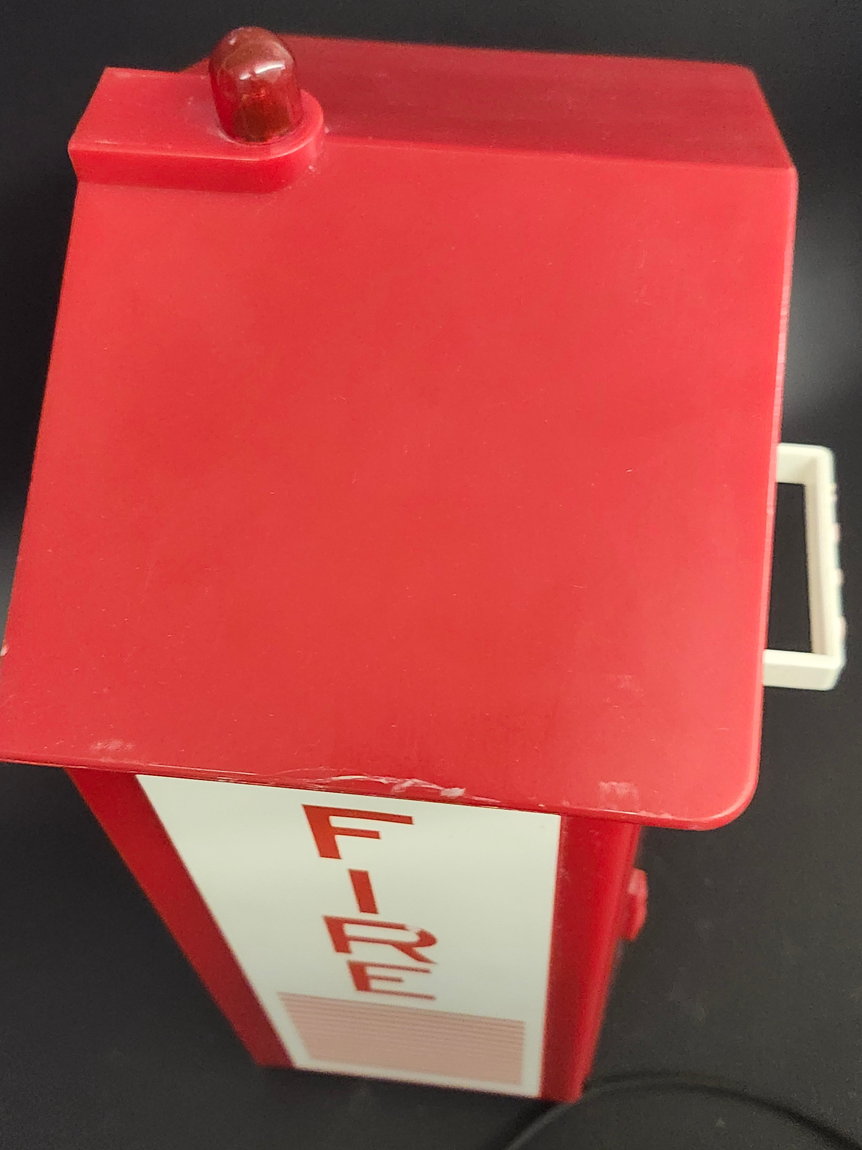 Randix FB-911 Emergency Fire Wall Telephone Phone Box Vintage Red untested
