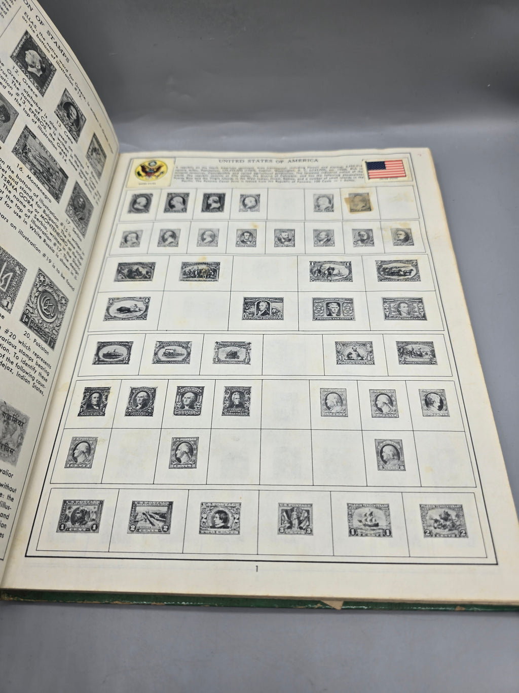 1962 My First Stamp Album Minkus Publications Vintage Stamp Collector Book