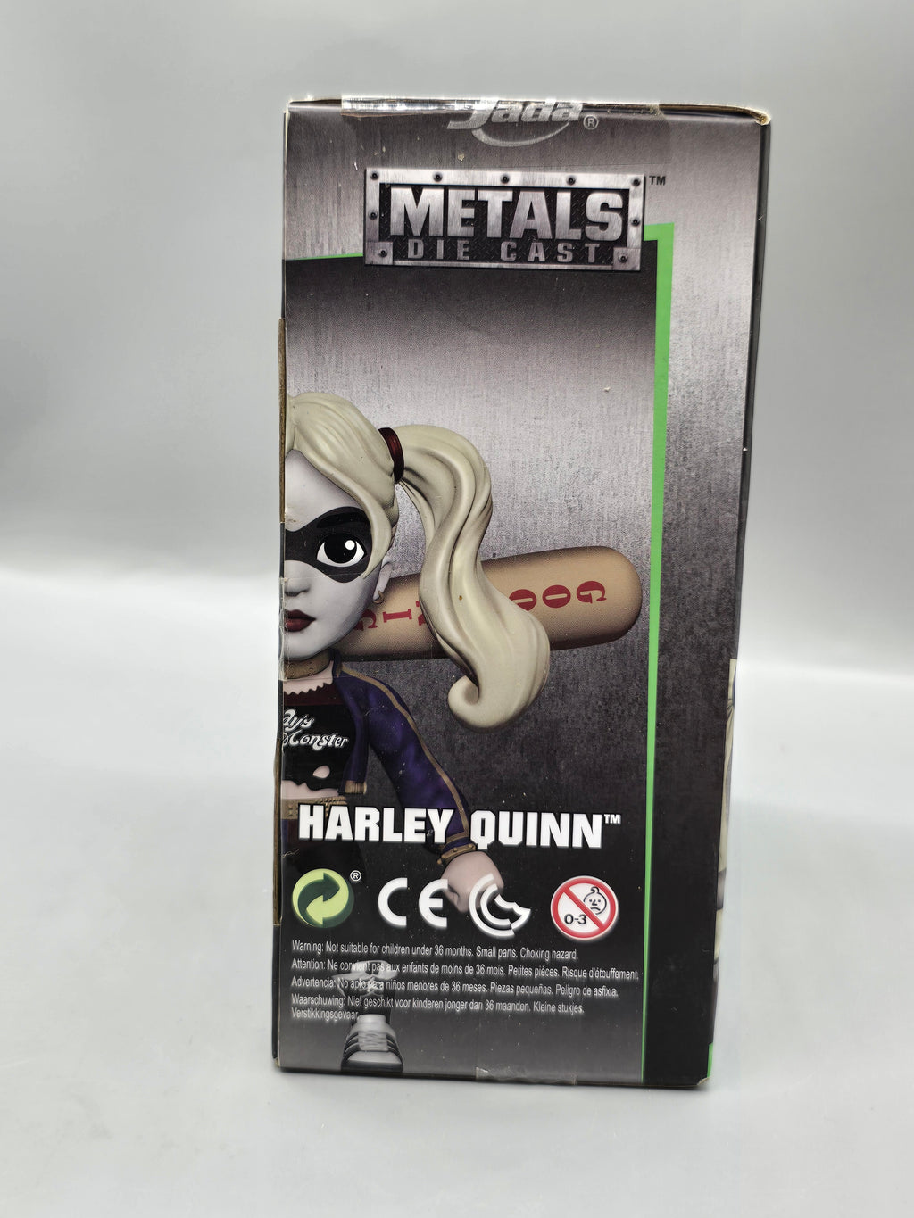 Jada Metals Die Cast Harley Quinn M166 Suicide Squad 4" Figure w/ Box DC Comics