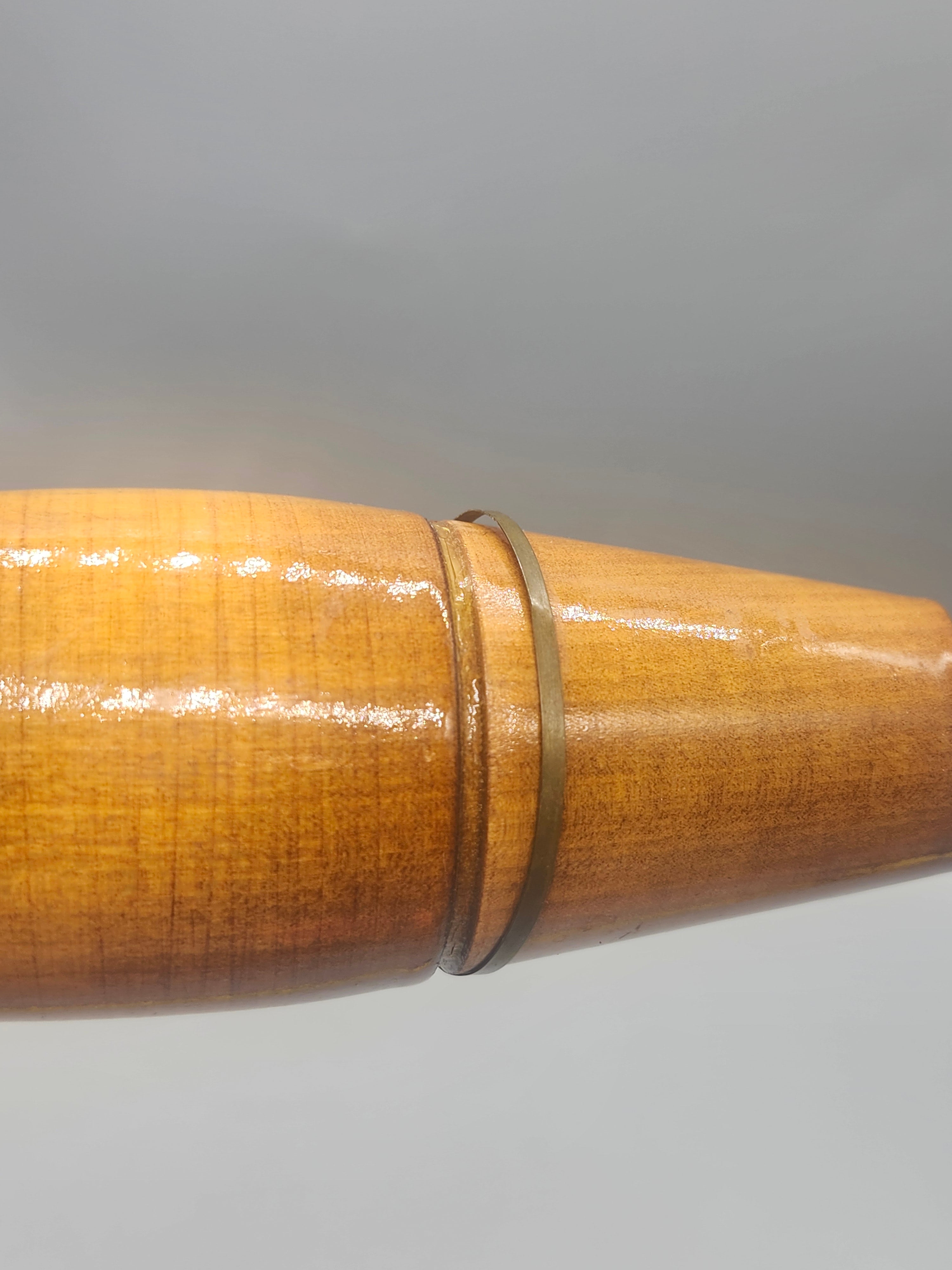 Vintage Moscow 1980 Olympics Wooden Whistle USSR Soccer Ball Olympic Souvenir