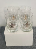 Set of 4 Obama Biden 2009 Inauguration Rocks Glasses Tumblers