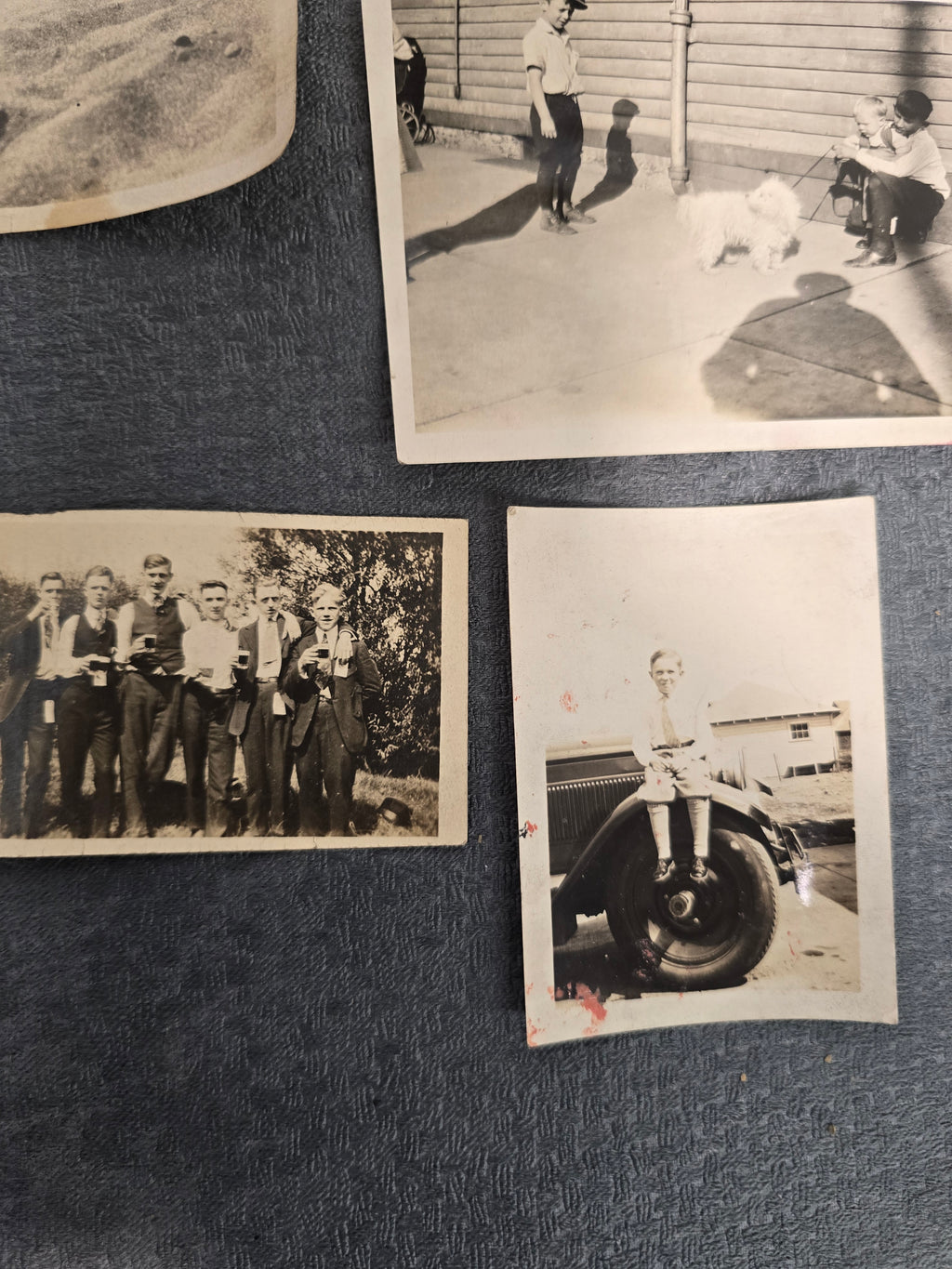 Lot of 13 Vintage Black & White Family Snapshot Photographs 1920s–1940s Niagara Falls & Everyday Life